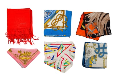 Hermes Scarf Assortment