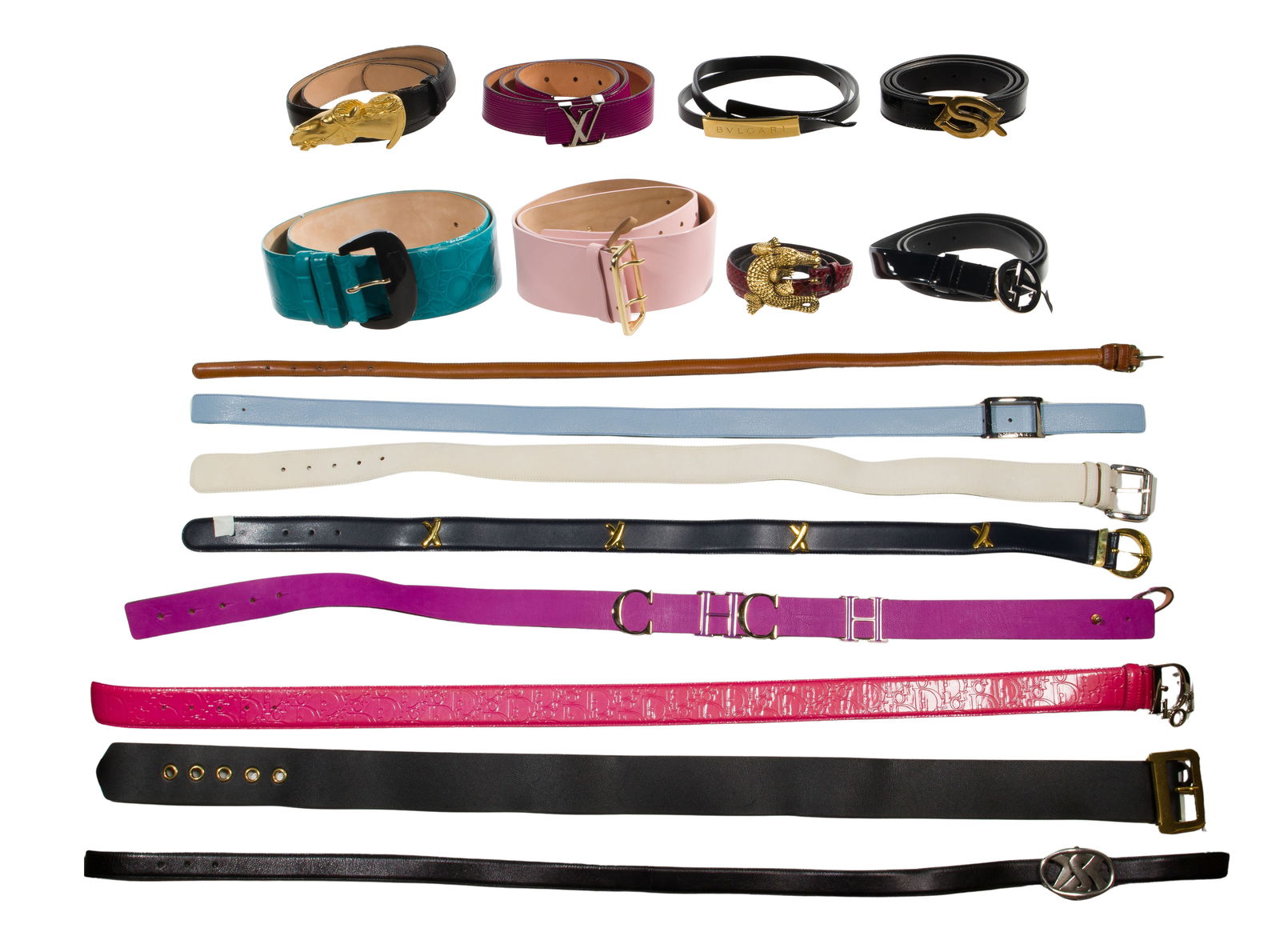 Louis Vuitton and Designer Belt Assortment (1 of 1)