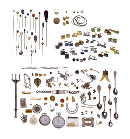 Gold, Sterling Silver and Costume Jewelry Assortment