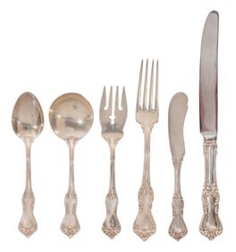 Reed and Barton Marlborough Sterling Silver Flatware Service