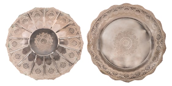 Persian Silver Trays