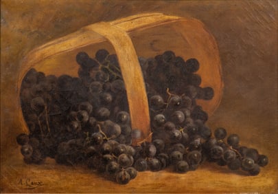 August Laux (American, 1853-1921) Oil on Canvas