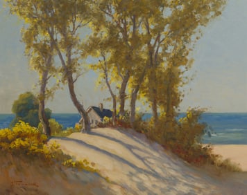 Joseph Tomanek (American, 1889-1974) Oil on Board