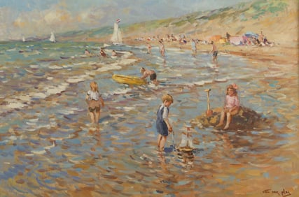 Niek van der Plas (Dutch, b.1954) Oil on Board