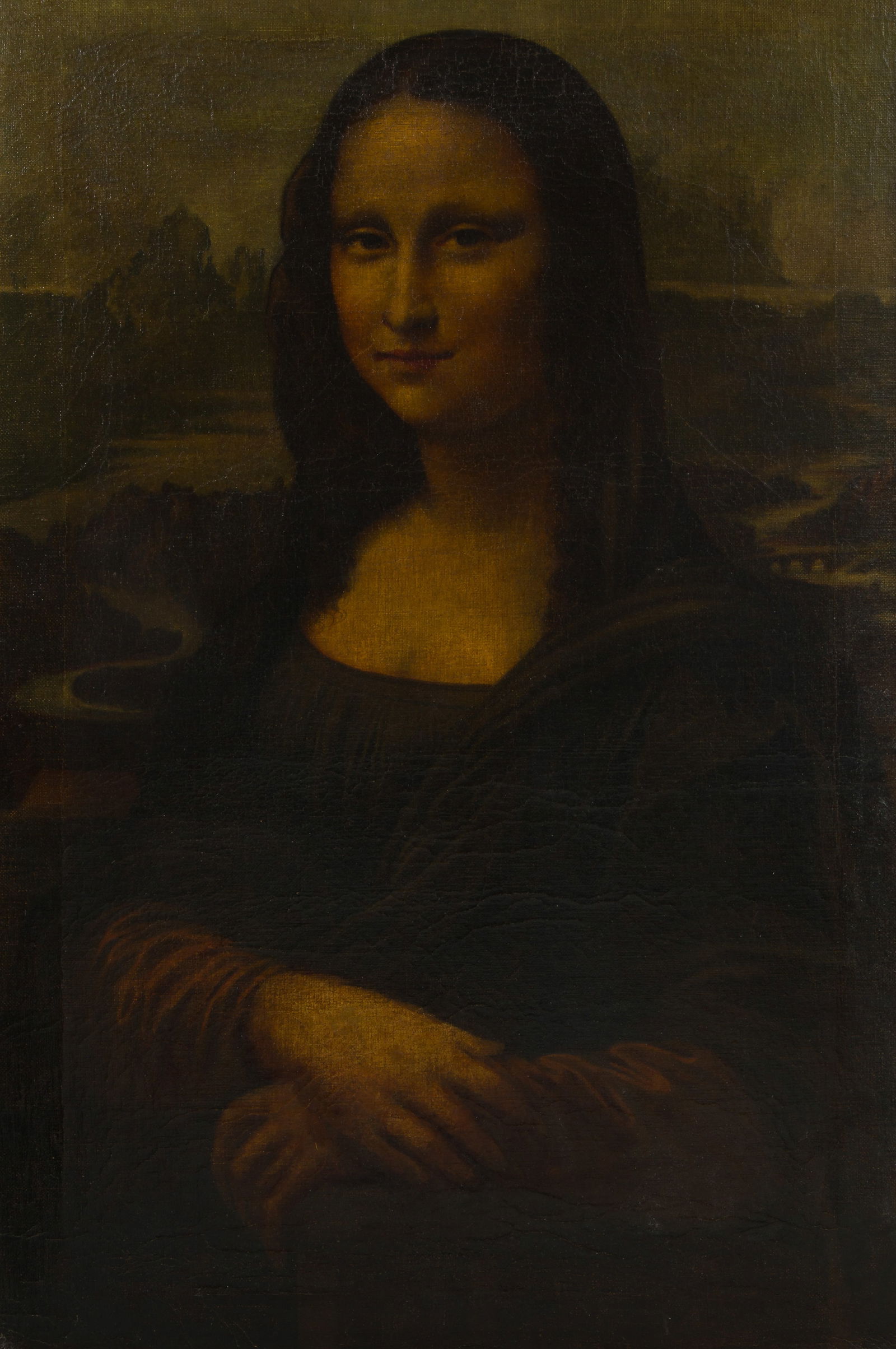 After Leonardo Da Vinci (Italian, 1452-1519) Oil on Canvas (1 of 3)