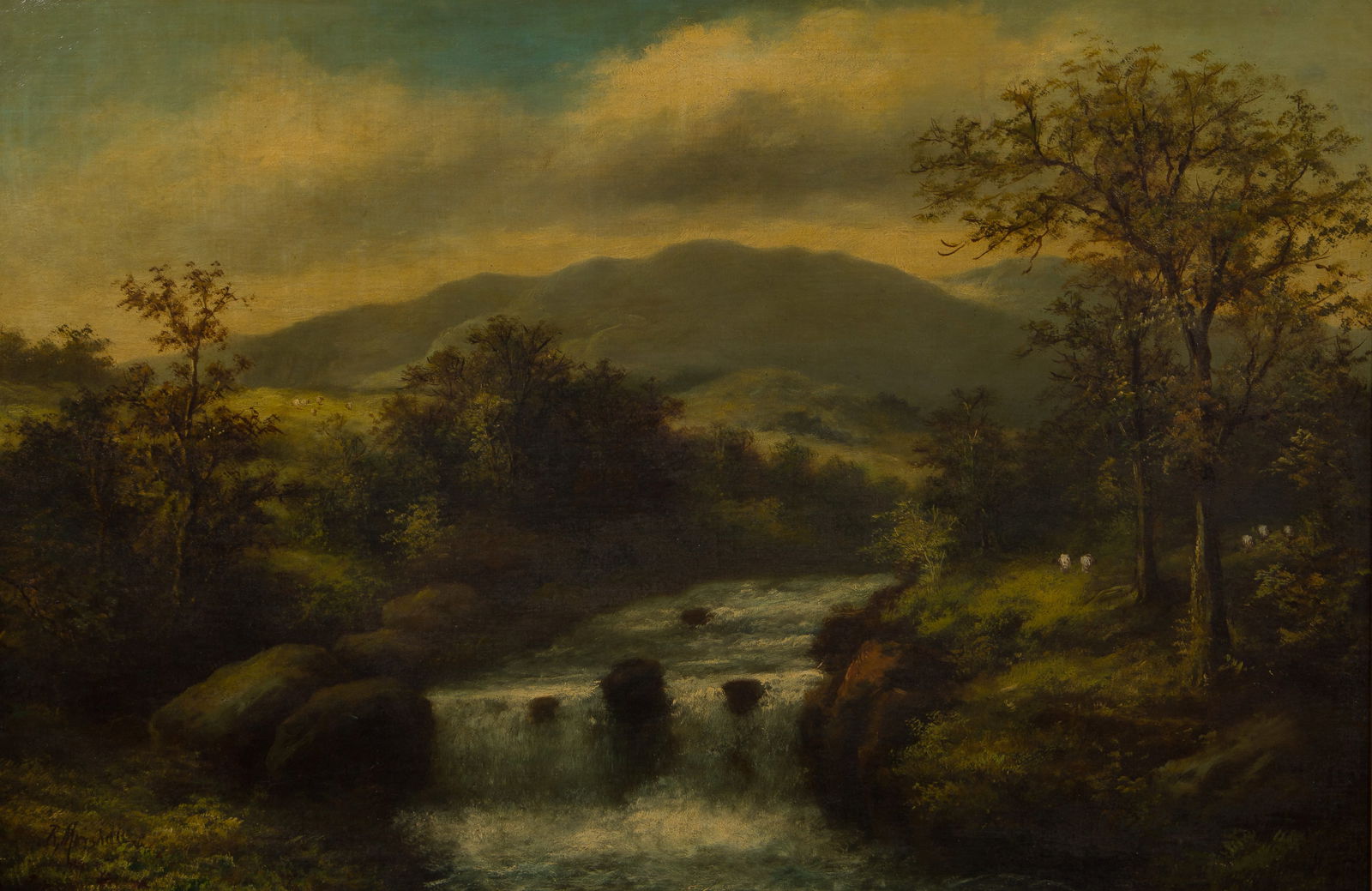 R. Marshall (British,1849-1926) Oil on Canvas (1 of 4)