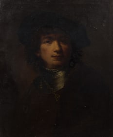 After Rembrandt van Rijn (Dutch, 1606-1669) Oil on Canvas