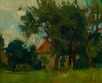 Paul Collomb (French, 1921-2010) Oil on Canvas