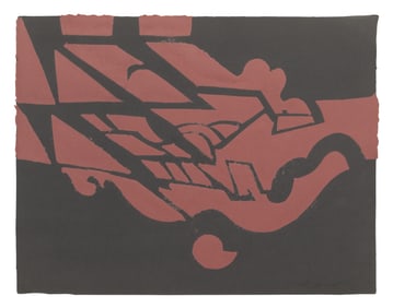 Richard Howard Hunt (American, 1935-2023) 'Terra Cotta Village' Mixed Media Multiple