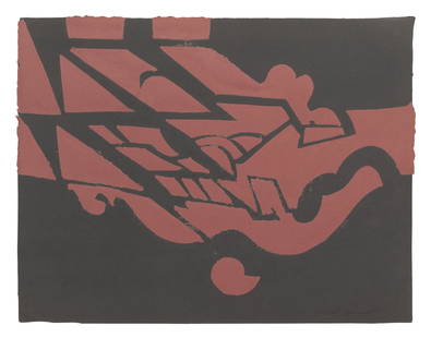 Richard Howard Hunt (American, 1935-2023) 'Terra Cotta Village' Mixed Media Multiple: Richard Howard Hunt (American, 1935-2023) 'Terra Cotta Village' Mixed Media Multiple 1978, pencil signed lower right, #35/50 lower left verso, blindstamp of publisher Plucked Chicken Press, Evanston,