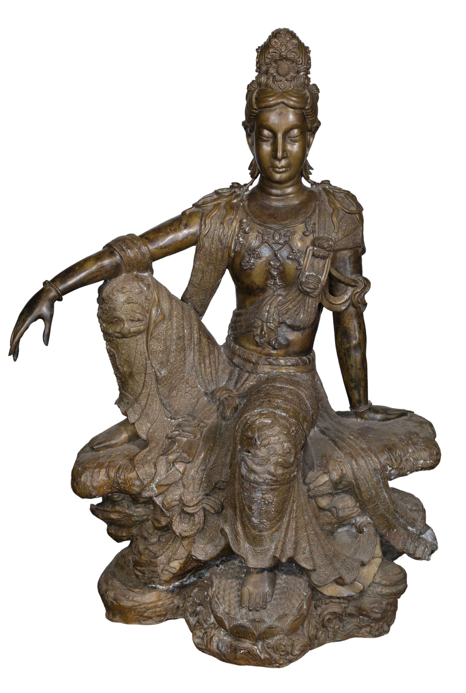 Guan-Yin Bronze Sculpture (1 of 3)
