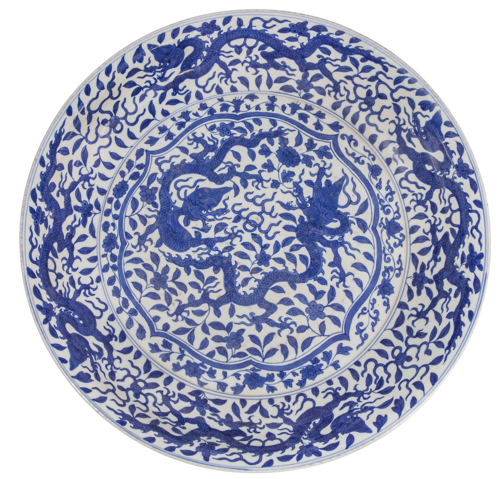 Chinese Ming Style Dragon Charger (1 of 6)