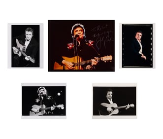 Robert Matheu (American, 1955-2018) Johnny Cash Photograph Assortment