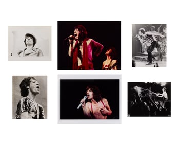 Robert Matheu (American, 1955-2018) Mick Jagger Photograph Assortment