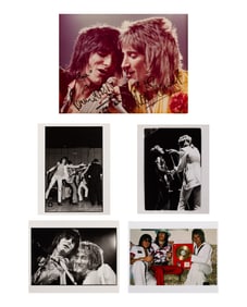 Robert Matheu (American, 1955-2018) Rod Stewart / Ron Wood Photograph Assortment