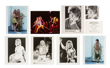 Robert Matheu (American, 1955-2018) Rod Stewart Photograph Assortment