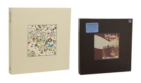 Led Zeppelin LP and CD Box Sets II and III