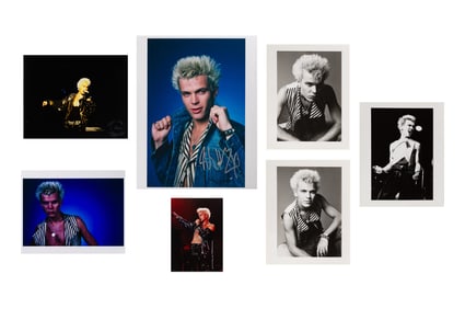 Robert Matheu (American, 1955-2018) Billy Idol Photograph Assortment