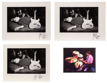 Robert Matheu (American, 1955-2018) Cheap Trick Signed Photograph Assortment