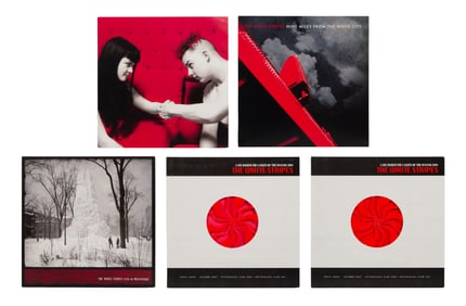 White Stripes LP Album Assortment