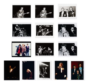 Robert Matheu (American, 1955-2018) Bono and Sting Photograph Assortment