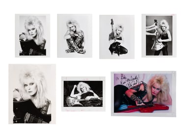 Robert Matheu (American, 1955-2018) Lita Ford Photograph Assortment