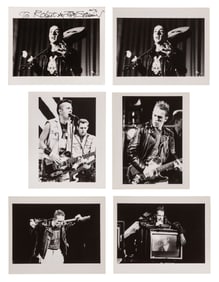 Robert Matheu (American, 1955-2018) Joe Strummer of The Clash Photograph Assortment