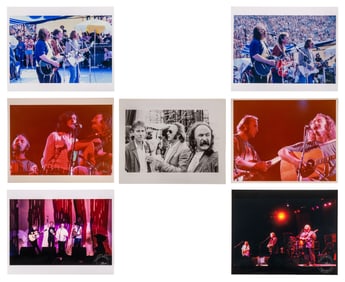 Robert Matheu (American, 1955-2018) Crosby, Stills, Nash and Young Photograph Assortment
