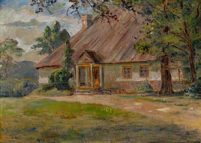 Wincenty Wodzinowsky (Polish, 1866-1940) Oil on Board