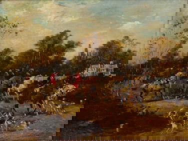 Jan Van Chelminski (Polish, 1851-1925) Oil on Panel