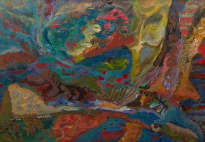 James Burgess (American, 20th Century) Oil on Board