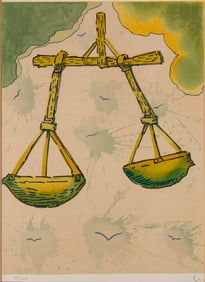 Salvador Dali (Spanish, 1904-1989) 'Libra' Lithograph