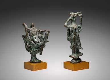 Attributed to Abbott Pattison (American, 1916-1999) Bronze Sculptures