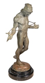 Richard MacDonald (American, b.1946) 'Nureyev Apres Repitition' Bronze Sculpture