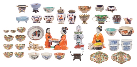 Asian Themed Salt Cellar Assortment