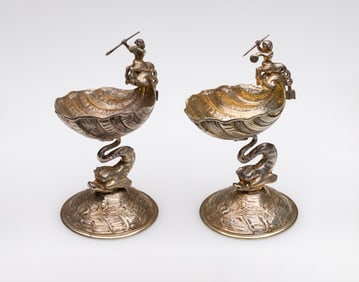 European Silver Salt Cellars