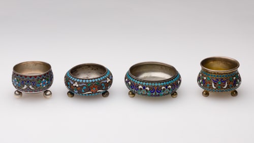 Russian Silver Salt Cellar Assortment