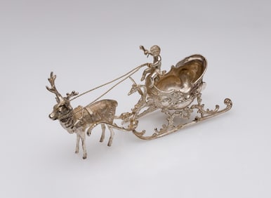 European Sterling Silver Salt Cellar