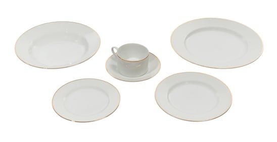 Tiffany & Co. Gilt Porcelain Dinner Service