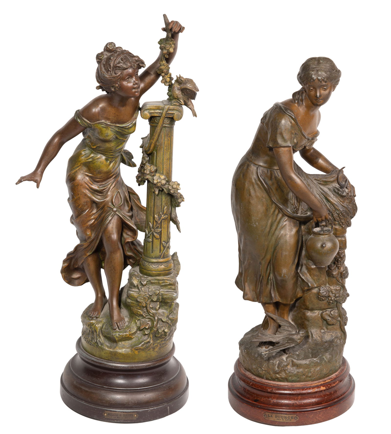 French Cast Metal Sculptures (1 of 4)