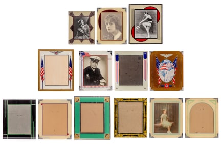 Art Deco Reverse Painted Frame Assortment