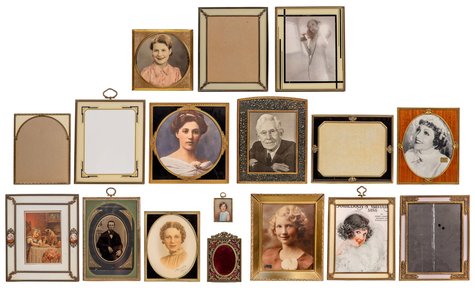 Art Deco Picture Frame Assortment (1 of 1)