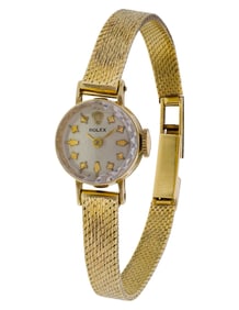 Rolex 14k Yellow Gold Case and Band Wristwatch