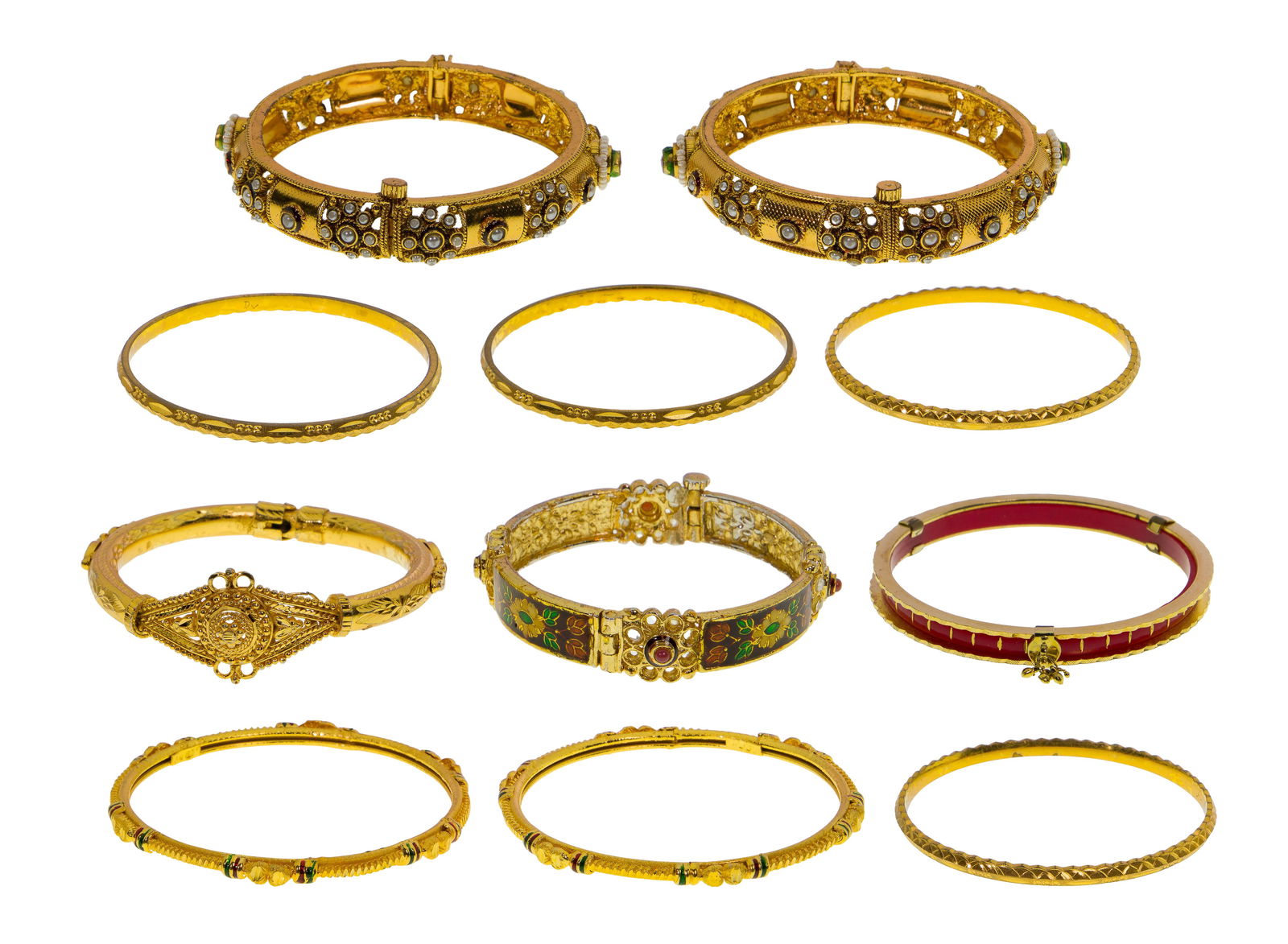 Gold Plated Bracelet Assortment (1 of 2)