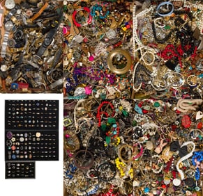 Costume Jewelry, Ring and Wristwatch Assortment