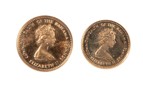 1972 Bahama Islands Gold Coins