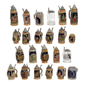 German Stein and Mug Assortment