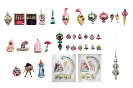 Christopher Radko Christmas Ornament Assortment
