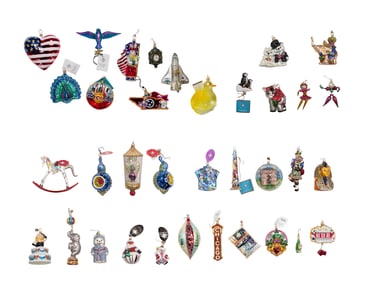 Christopher Radko Christmas Ornament Assortment