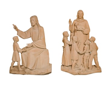 Religious Carved Wood Statues
